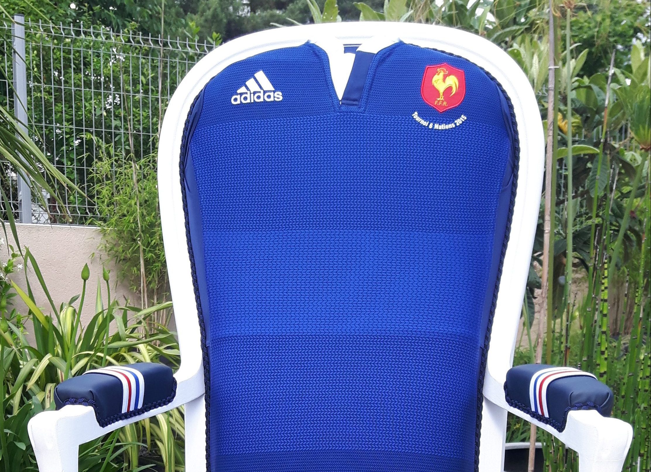 Fauteuil Voltaire Maillot Rugby Equipe de France