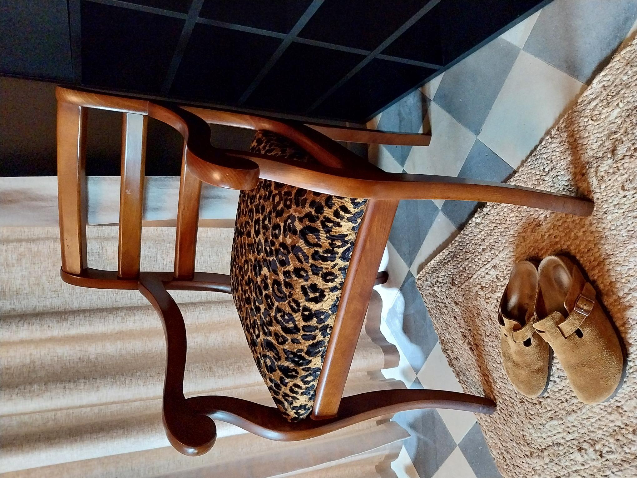 33400 TALENCE – Fauteuil Bridge – Tissu Leopard