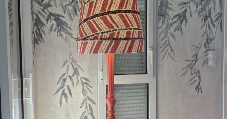 Fabrication Abat-jour Tambour sur une base droite – Sur mesure